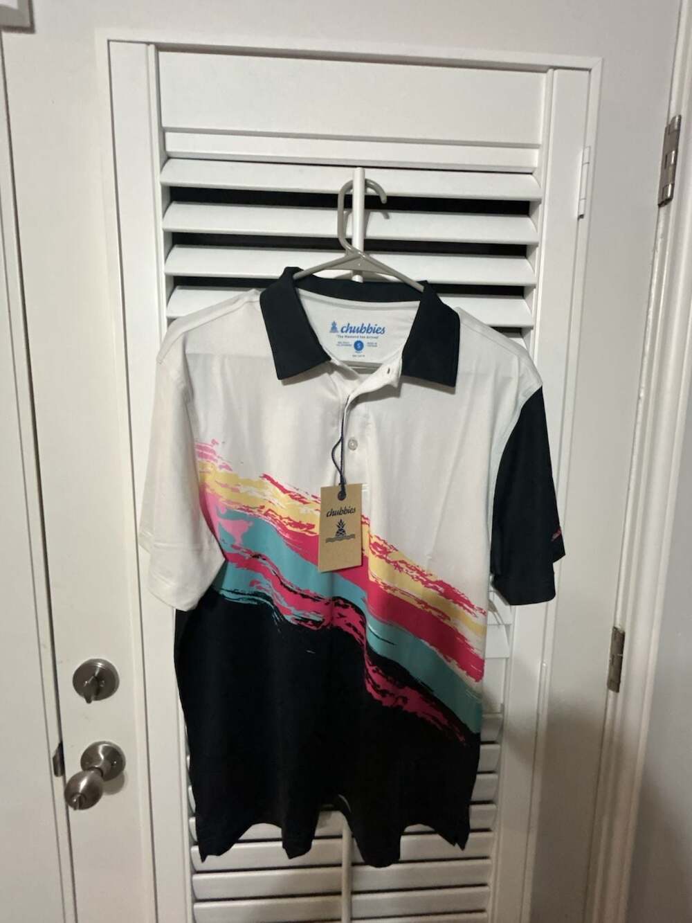 Chubbies The Tennis Champ Performance Golf Polo Shirt